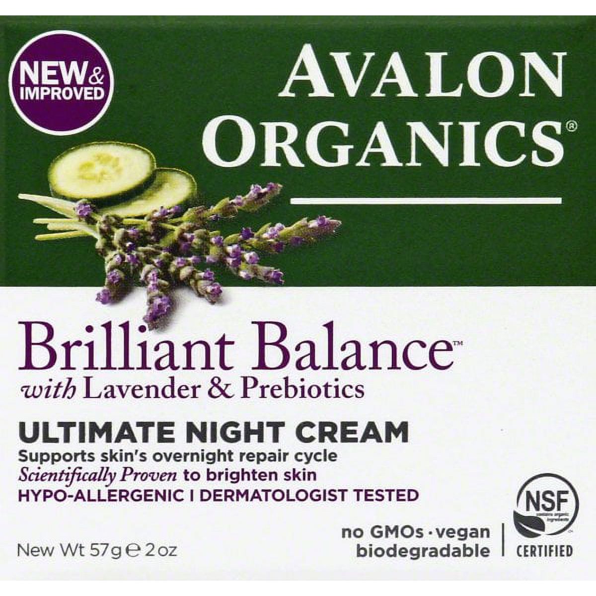 Avalon Organics Ultimate Night Cream Lavender - Premium Facial Moisturizer from Avalon Organics - Just $49.99! Shop now at Sweet Deals PDX