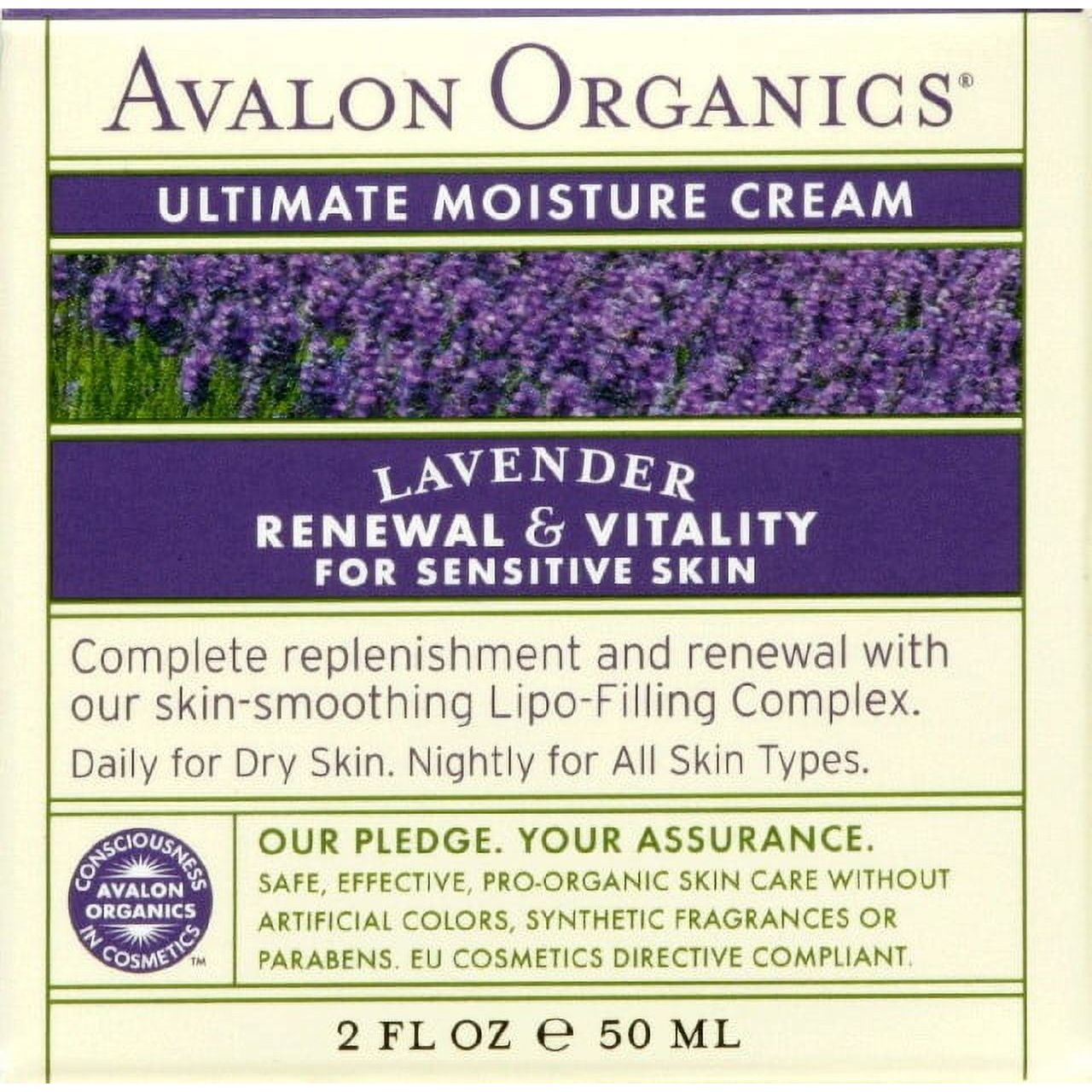 Avalon Organics Ultimate Night Cream Lavender - Premium Facial Moisturizer from Avalon Organics - Just $49.99! Shop now at Sweet Deals PDX