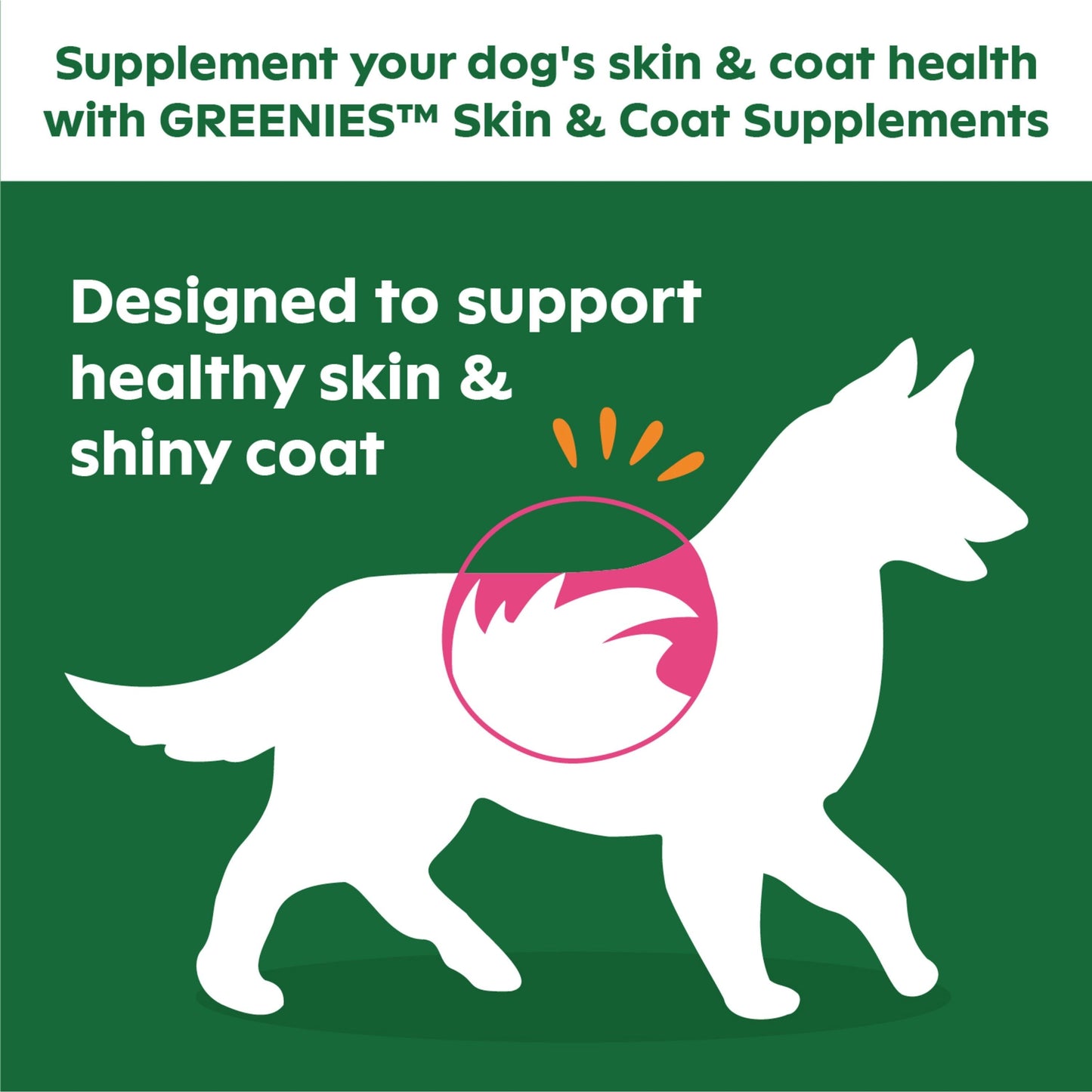 Greenies Skin & Coat Supplements, 40 ct - Premium Pet Snacks from GREENIES - Just $13.99! Shop now at Sweet Deals PDX