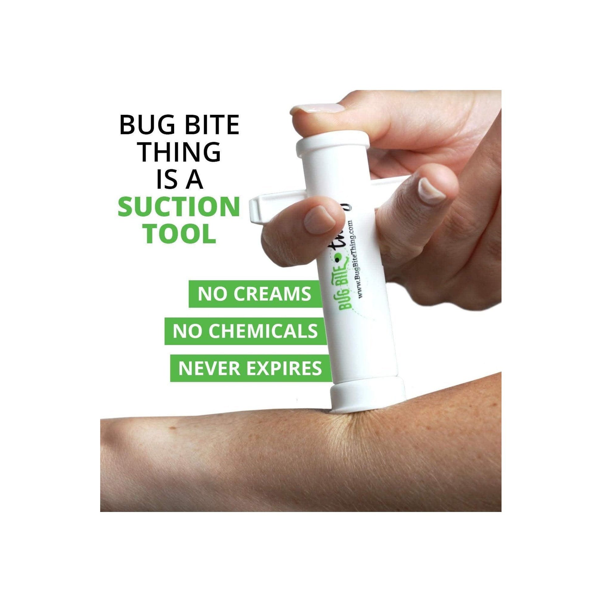 Bug Bite Thing Suction Tool, Poison Remover - Bug Bites and Bee/Wasp Stings, Natural Insect Bite Relief, Chemical Free - Premium Bug Bite Care from Bug Bite Thing - Just $9.95! Shop now at Sweet Deals PDX