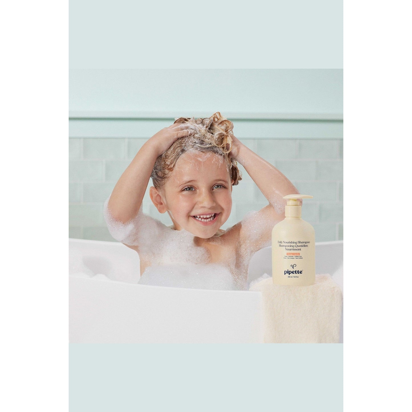 Pipette Daily Nourishing Kids Shampoo, Tear-Free for All Hair Types & Textures, 11.2 fl oz - Premium Baby Lotion from Pipette - Just $14.12! Shop now at Sweet Deals PDX