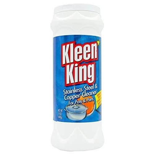 King Kleen stainless steel cookware cleaner and copper cleaner (14 oz, 2 pack) - Premium Cleaning Supplies from Kleen King - Just $17.99! Shop now at Sweet Deals PDX