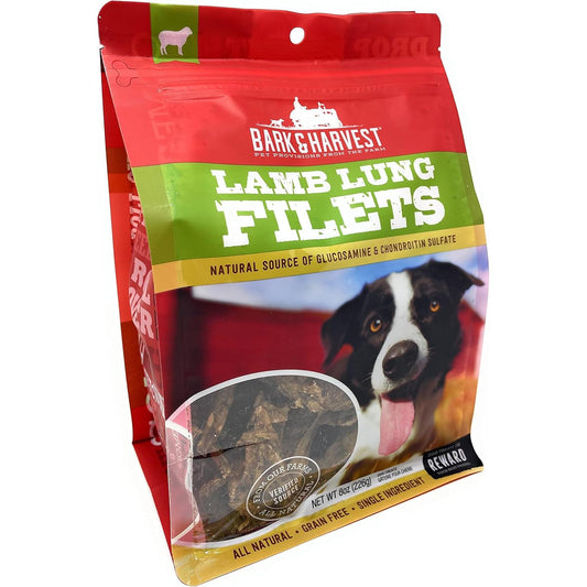 Superior Farms Pet Provisions Lamb Lung Dog Treats | All Natural Dog Snacks from Our Farms | Real Protein Dog Chews | 100% Lamb Lung Fillets - 8 oz - Premium Dog Treats from Superior Farms Pet Provisions / Bark Harvest - Just $39.99! Shop now at Sweet Deals PDX