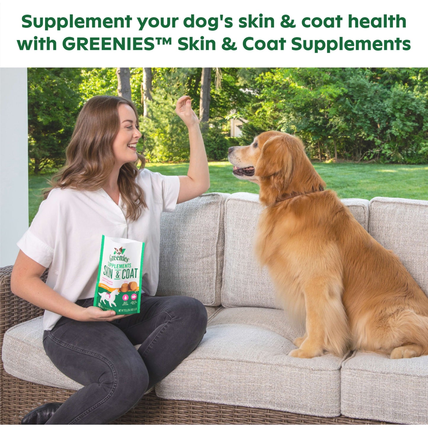 Greenies Skin & Coat Supplements, 40 ct - Premium Pet Snacks from GREENIES - Just $13.99! Shop now at Sweet Deals PDX