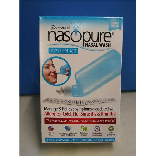 Nasopure Nasal Wash System Kit, 21 Piece Kit - Premium Nasal Remedy from Nasopure - Just $18.06! Shop now at Sweet Deals PDX