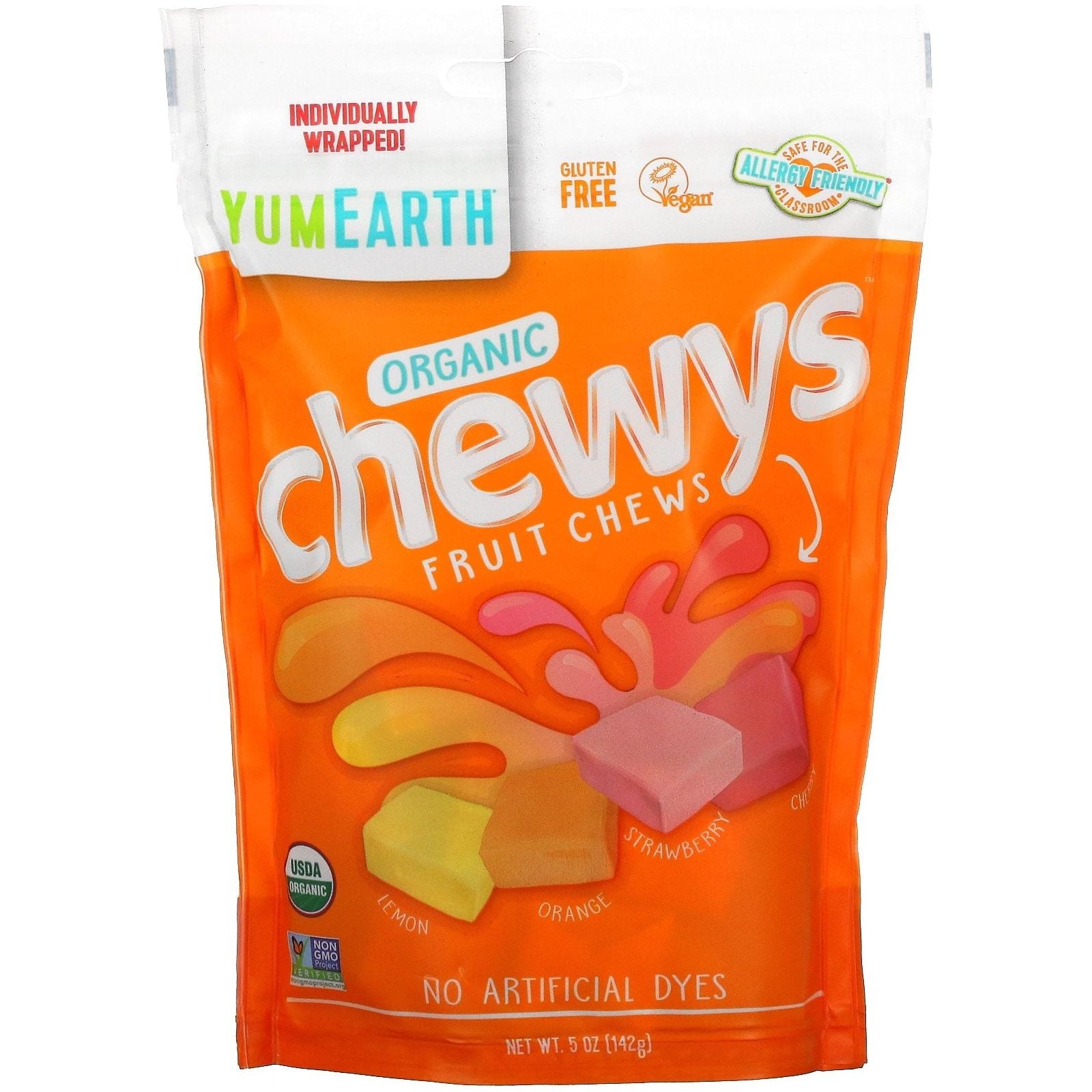 Yum Earth - Organic Chewys Fruit Chews, 5oz - Premium Candy from YumEarth - Just $9.99! Shop now at Sweet Deals PDX