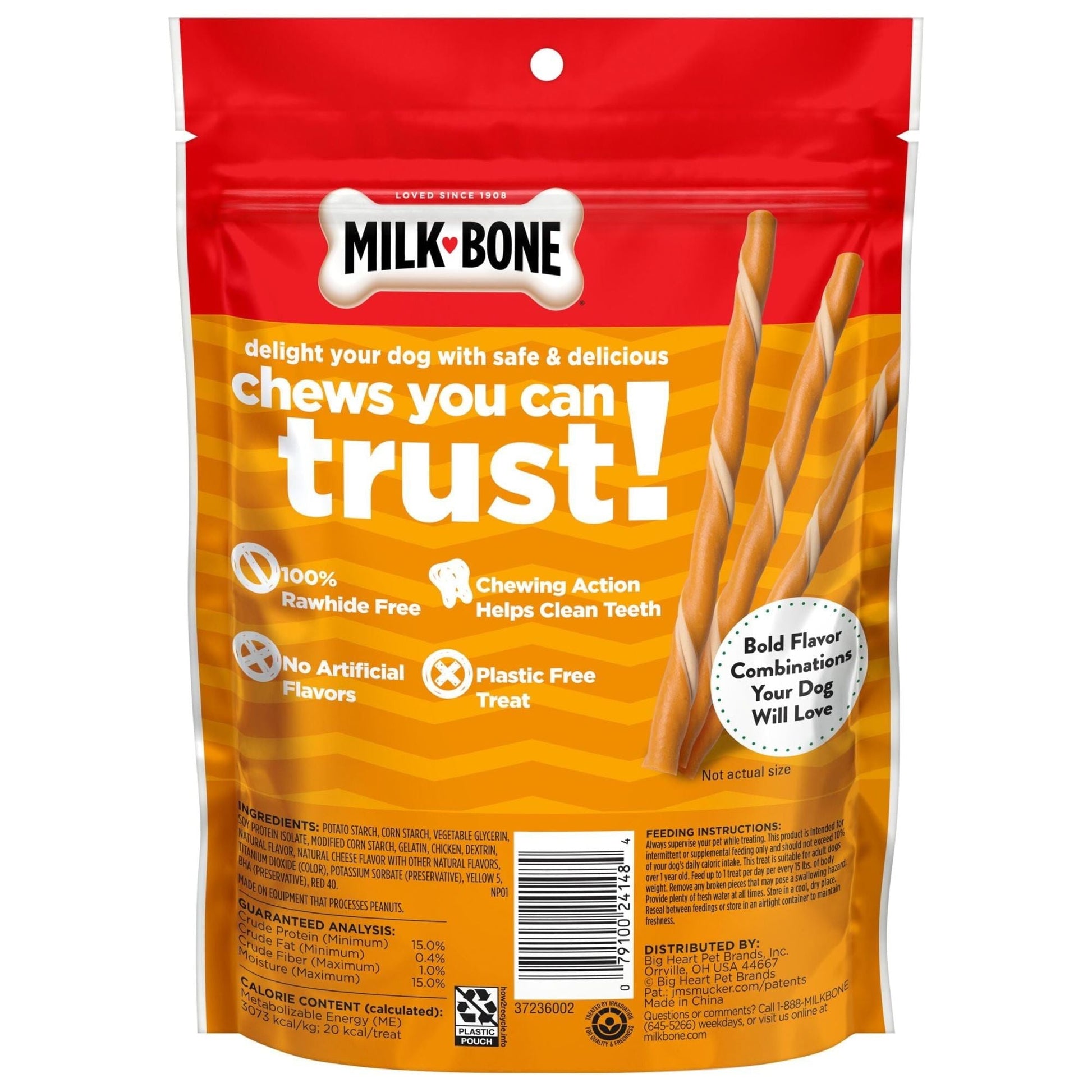 Milk-Bone Easy Peasy Chicken Cheesy Flavor Twists, Rawhide Free Dog Chews, Bag of 20 - Premium Dog Snacks from Milk-Bone - Just $13.49! Shop now at Sweet Deals PDX